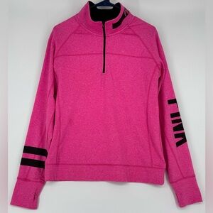 Victoria’s Secret PINK 1/4 Zip Up Long Sleeve LG